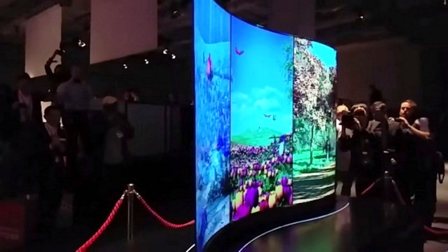 LG ikki tarafli OLED-displeyni taqdim etdi (+video)