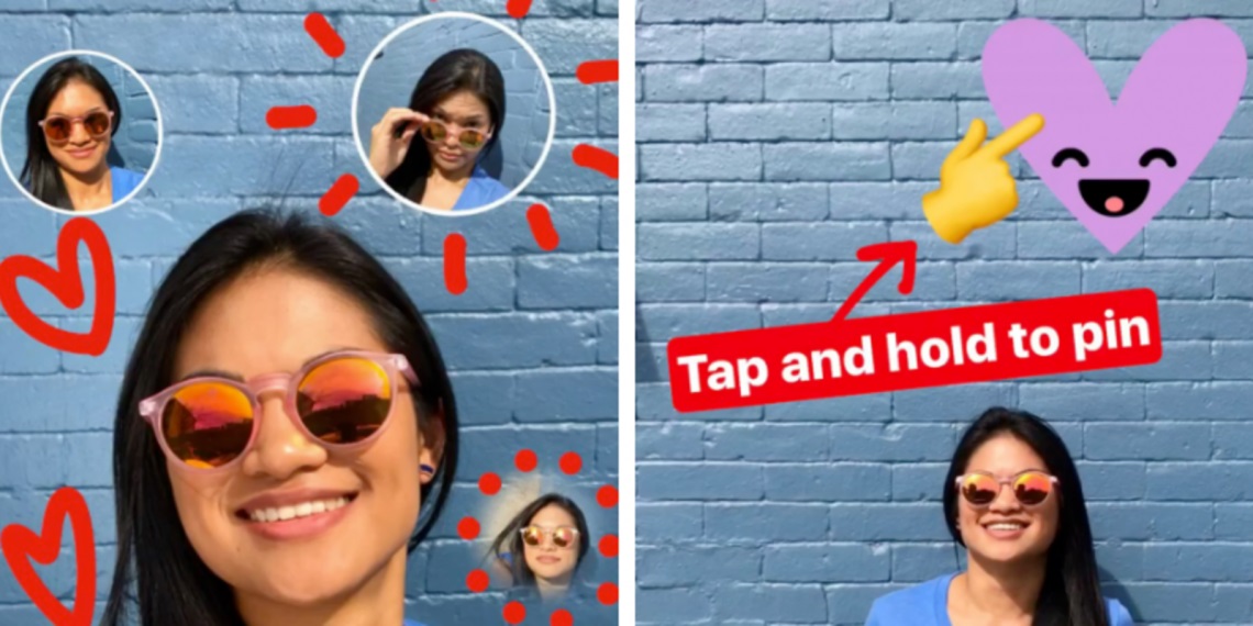 Instagram – selfilardan stikerlar yaratadi