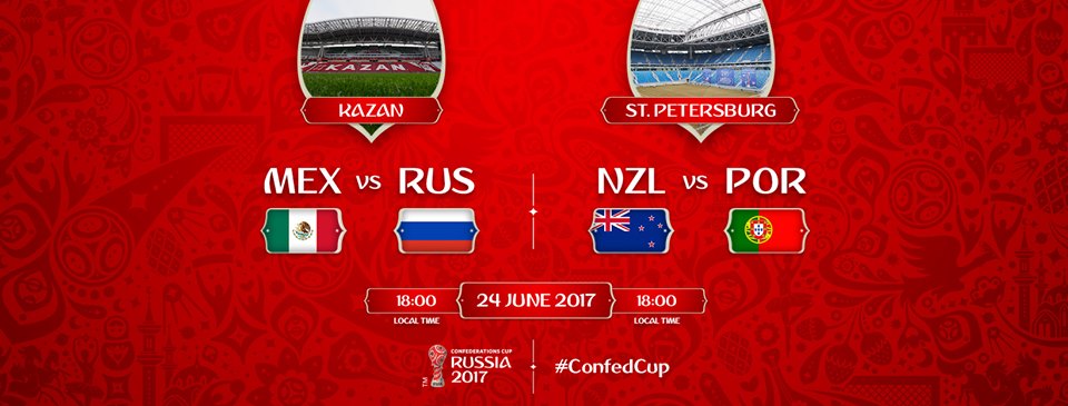 #ConfedCup-2017: Portugaliya va Meksika o’z yurishini davom ettiradi