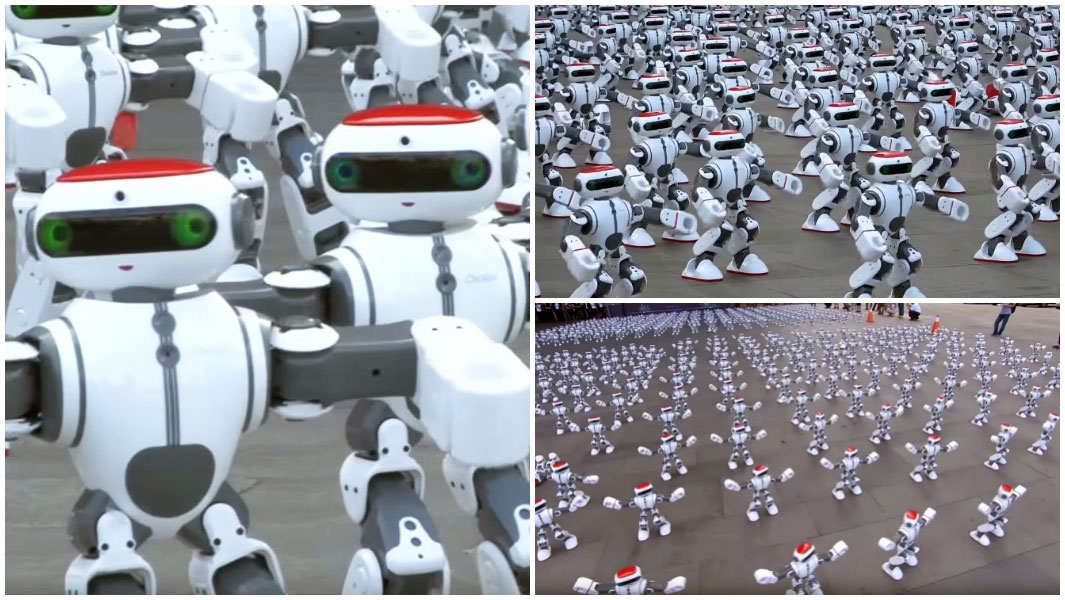 Raqsga tushadigan robotlar Jahon rekordini o’rnatishdi (+video)