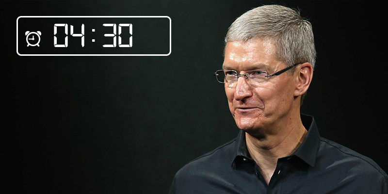 Tim-Cook-morning-schedule