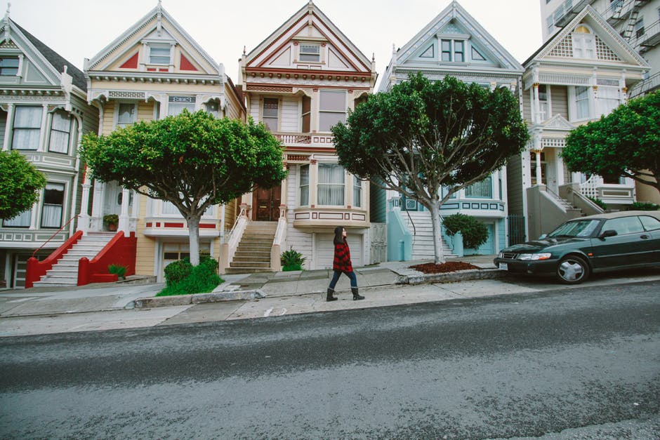 Красочные дома: Сан-Франциско, США