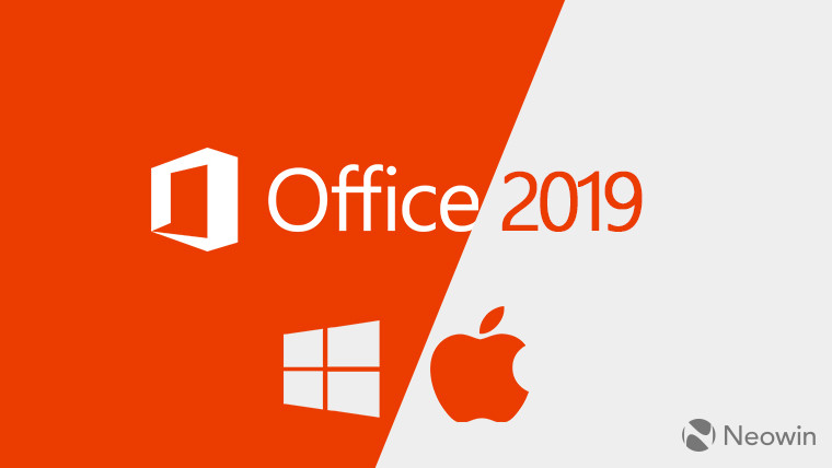 Для Windows и macOS выпустили Office 2019