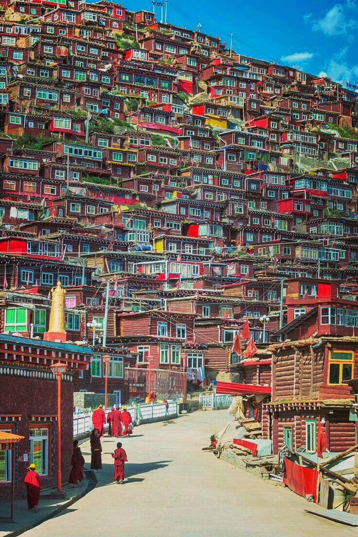Tibetdagi qishloq😍😍😍