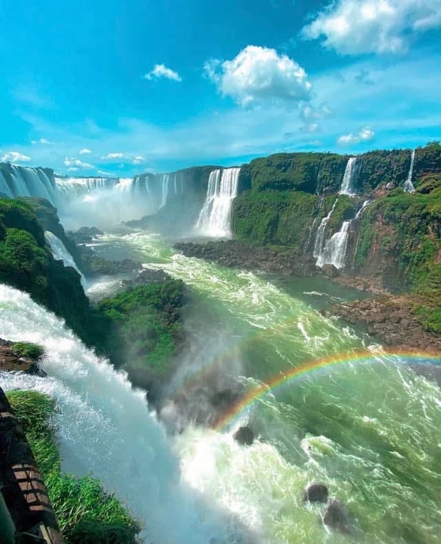 Braziliya va Argentina o’rtasidagi Iguazu sharsharasi