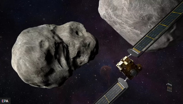 DART zondi ilmiy tajriba doirasida asteroidga urildi