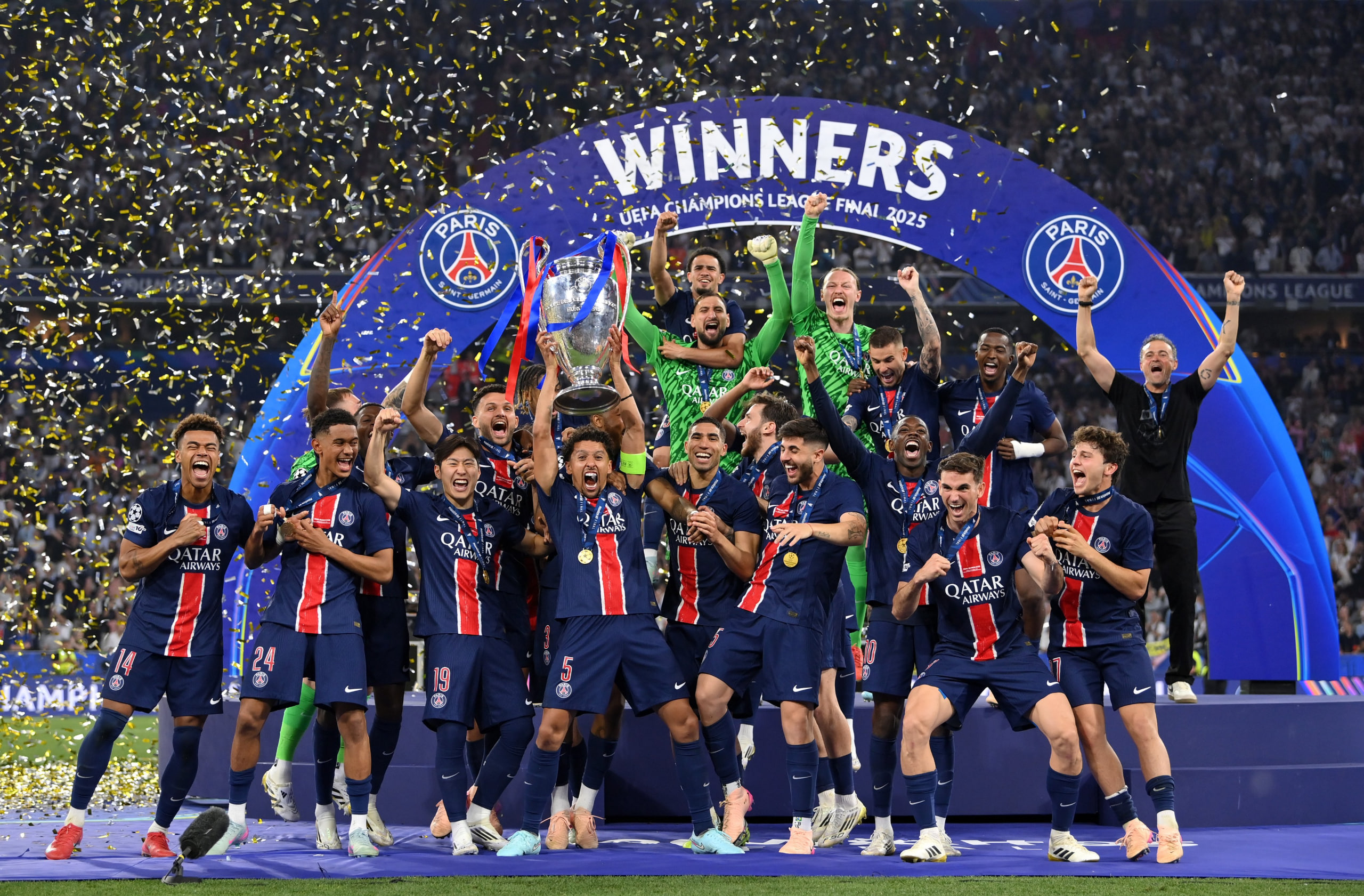 «PSJ» finalda «Inter»ga 5 ta gol urdi va Chempionlar Ligasi g’olibi bo’ldi