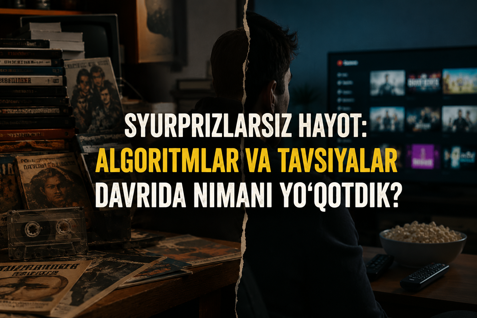 Syurprizlarsiz hayot: algoritmlar va tavsiyalar davrida nimani yo‘qotdik?