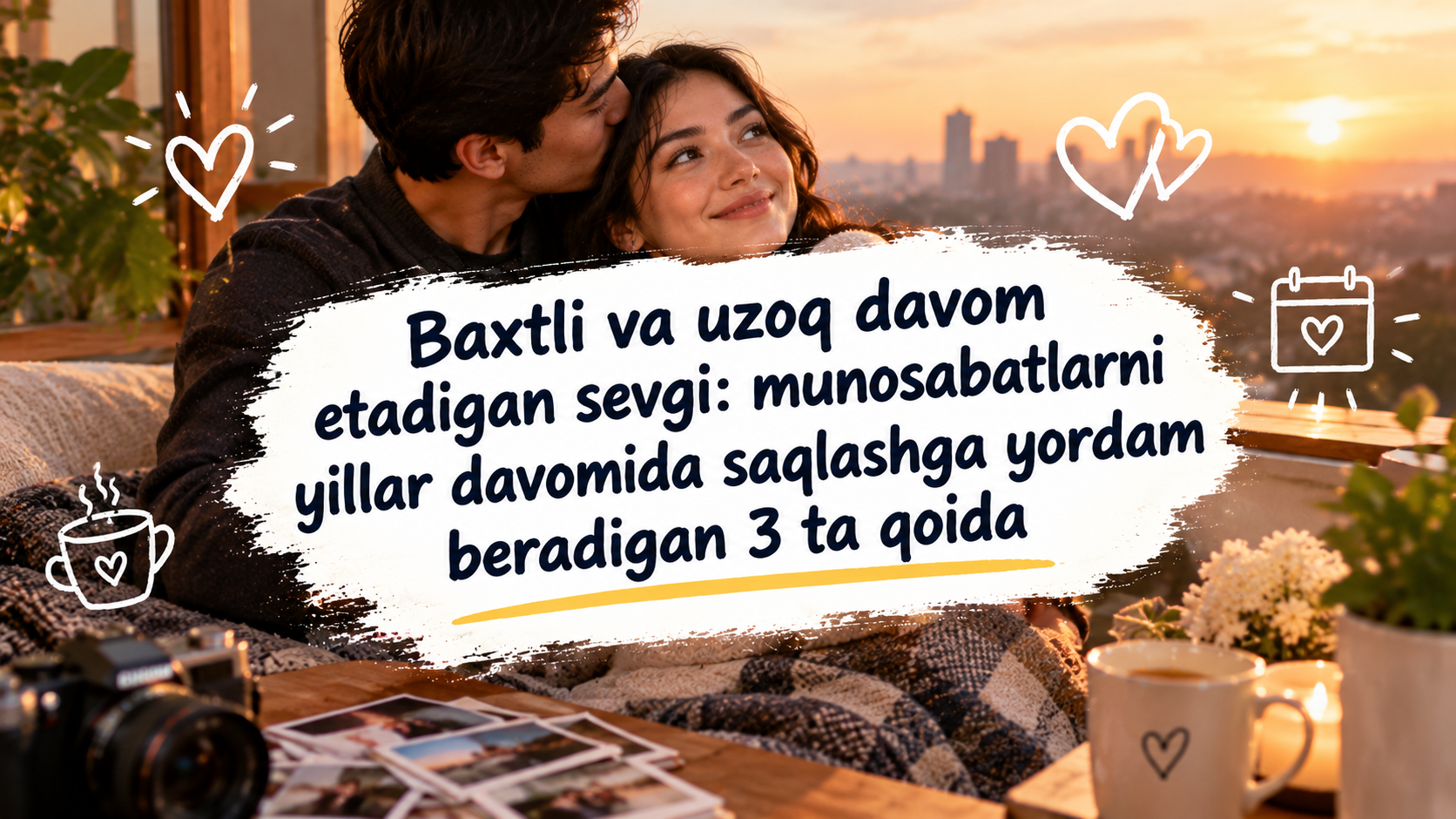 Baxtli va uzoq davom etadigan sevgi: munosabatlarni yillar davomida saqlashga yordam beradigan 3 ta qoida